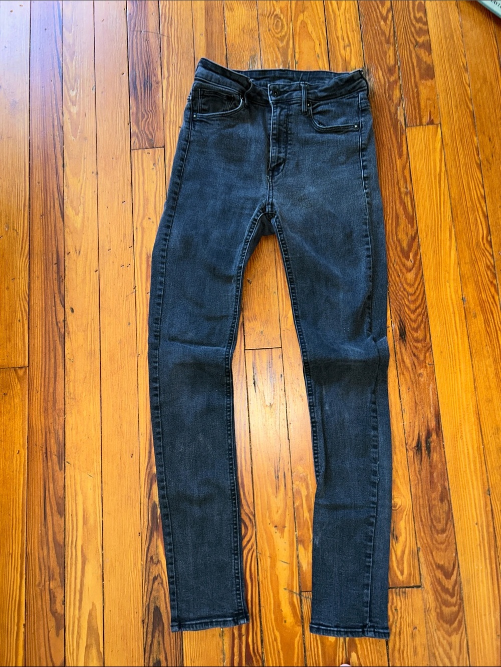 H&M Black Women's High-Rise Skinny Jeans